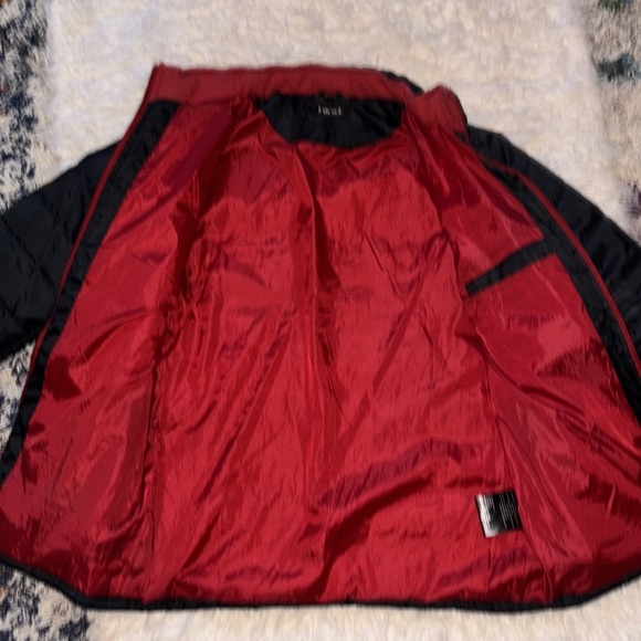 Hind Men’s Black & Red Full-Zip Puffer Jacket, Size Small - Picture 8 of 14